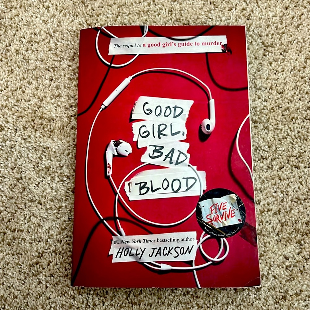 This is Good Girl, Bad Blood, it is the sequel to a good girl’s guide to murder.
